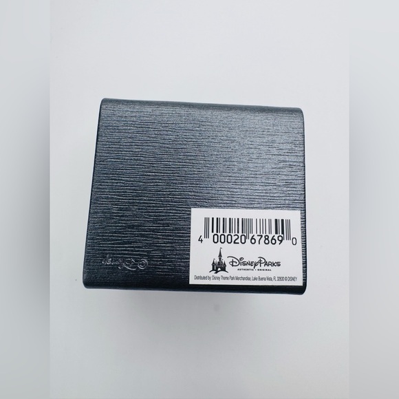 Disney Crislu Sterling Silver Platinum CZ Mickey Head Earrings Studs | NIB - Picture 5 of 5